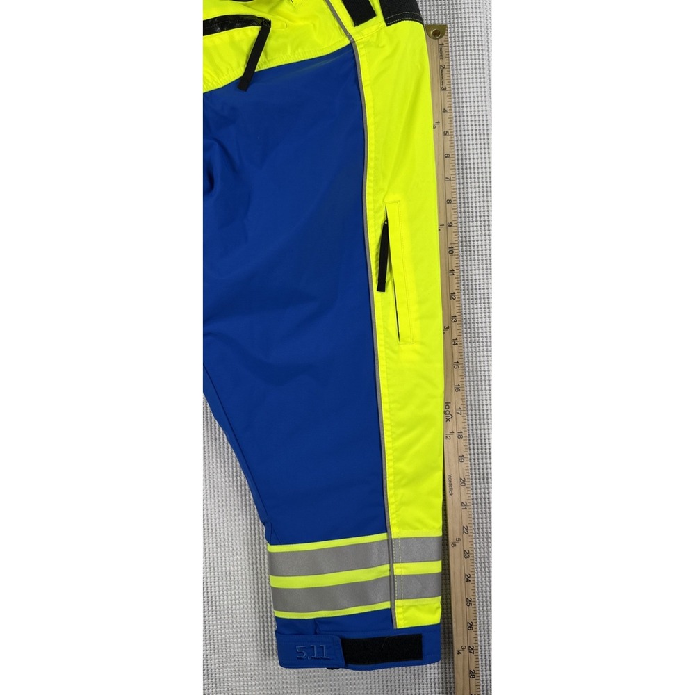 5.11 Tactical Hi-Vis Responder Parka Jacket Men's 3XL Royal Blue Hooded NWT - Picture 5 of 10